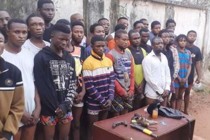 Police foil cult initiation ceremony, arrest 28 suspected cultists, others in Delta