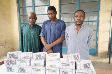 Pastor, two others arrested for possession of N15.8m fake currency notes