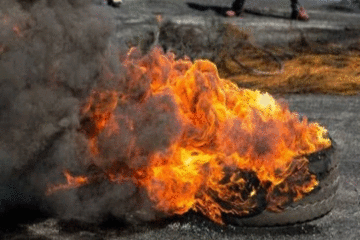Five kidnap suspects set ablaze in Edo