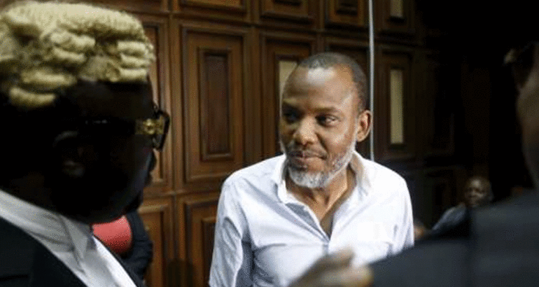 Breaking: Lawyers walked out, as Court adjourns Kanu's trial to 2022