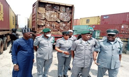 Customs intercepts container loaded with arms at port complex
