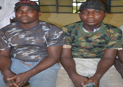 Police parade fake security operatives involved in armed robbery operations