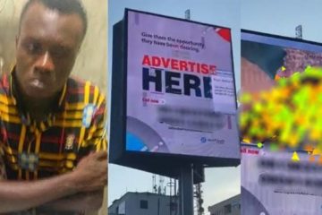 Police arrest 2 in Rivers State for streaming pornographic content on billboard