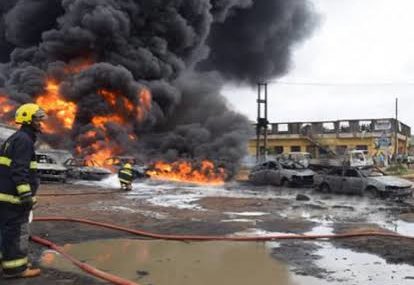 Breaking: 5 dead, dozens injured, as gas explosion rocks Ladipo, Mushin