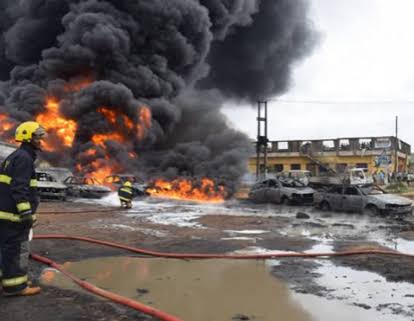 Breaking: 5 dead, dozens injured, as gas explosion rocks Ladipo, Mushin