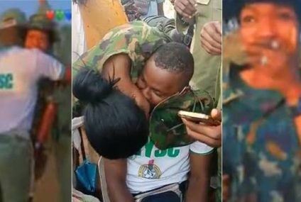 Viral Video: Why we arrested Female Soldier for accepting wedding proposal in NYSC camp – Army