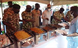 Christmas: COAS, CAS celebrate with troops in Maiduguri